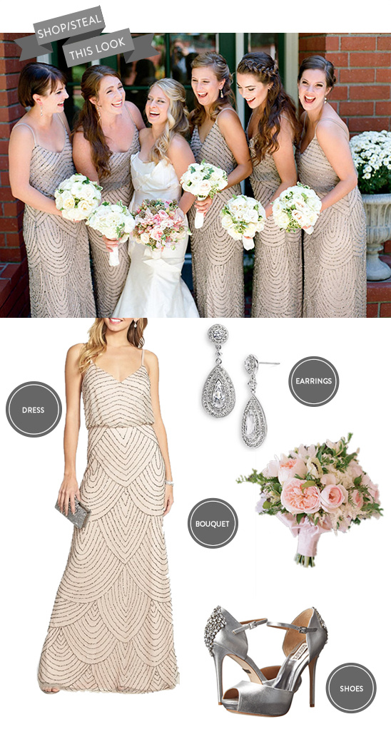 Shop/Steal This Look – Silver And Pink Bridesmaid