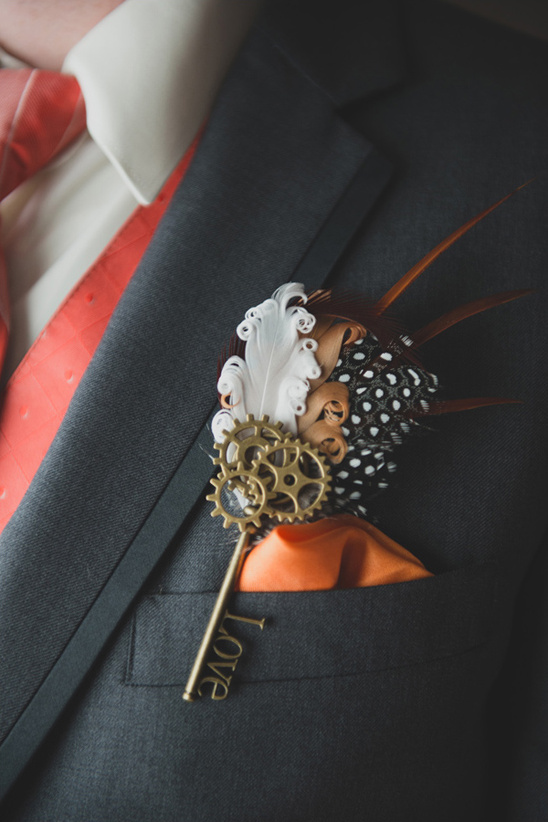 gamer inspired boutonniere