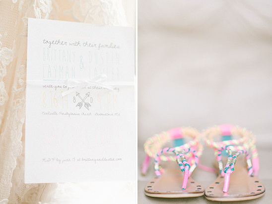 light and airy wedding stationery and funky fun wedding sandles @weddingchicks