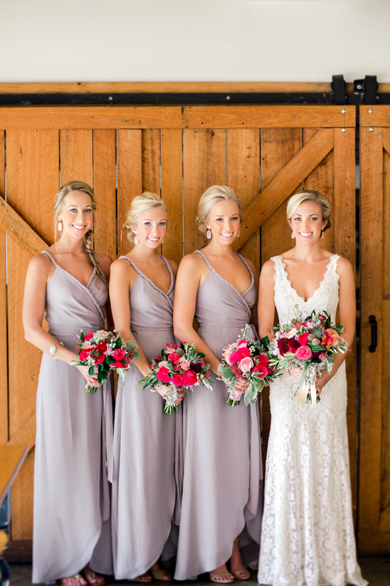 light grey bridesmaids @weddingchicks