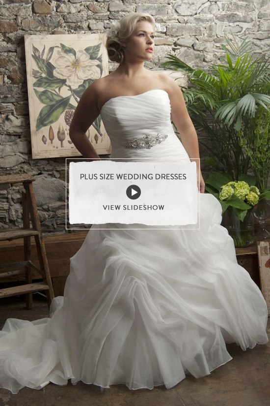 Figure Flattering Plus Size Wedding Gowns