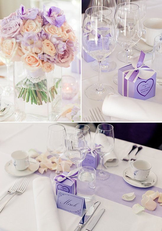 soft purple wedding decor @weddingchicks