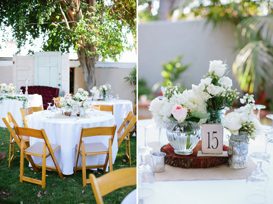 garden wedding reception