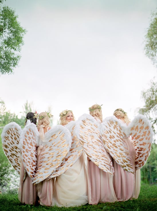Heavenly Pink and Gold Wedding Ideas