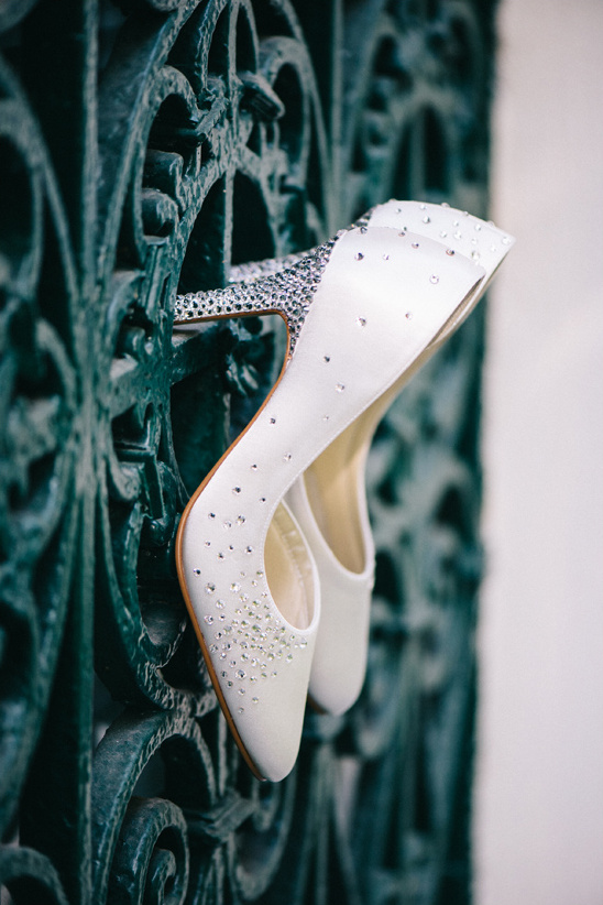 sparkly wedding shoes by Edita Rosenrot