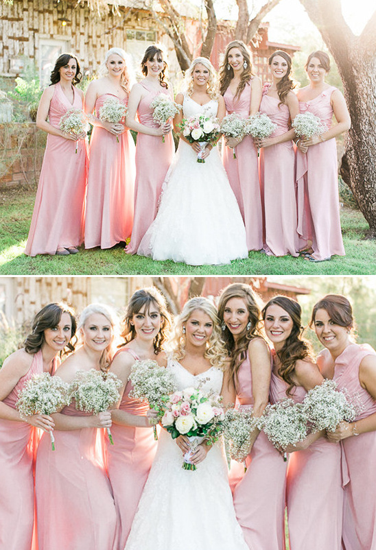 long pink wedding dresses @weddingchicks