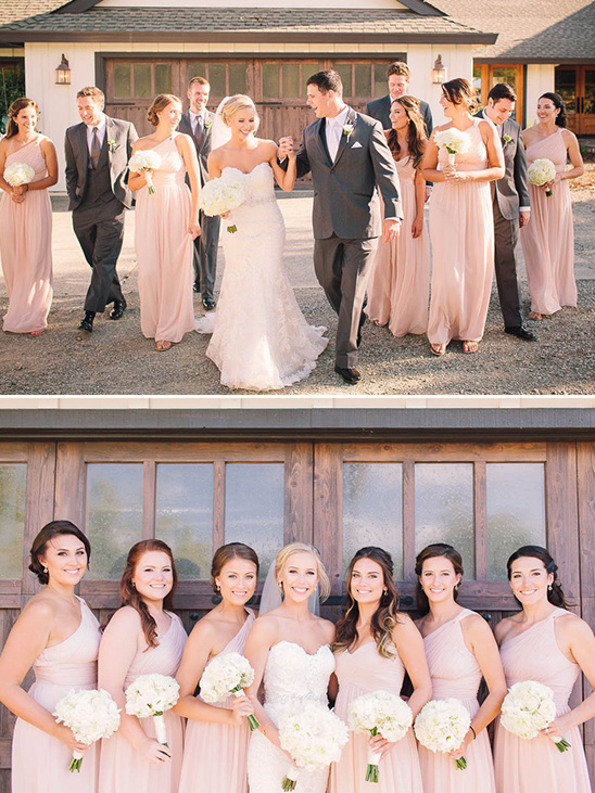 blushing bridesmaids @weddingchicks