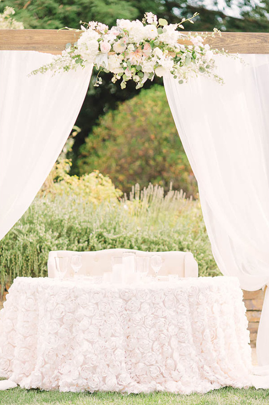 sweet and romantic sweetheart table setup @weddingchicks