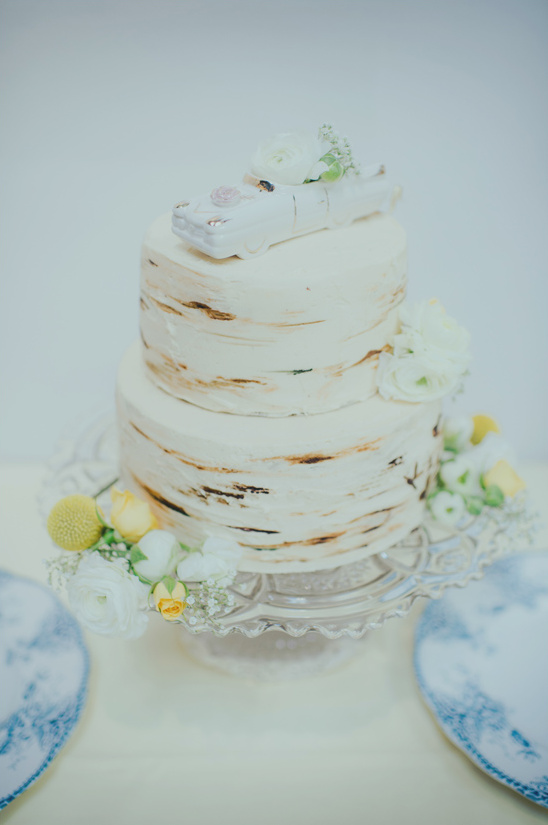 Butter and Bloom wedding cake @weddingchicks