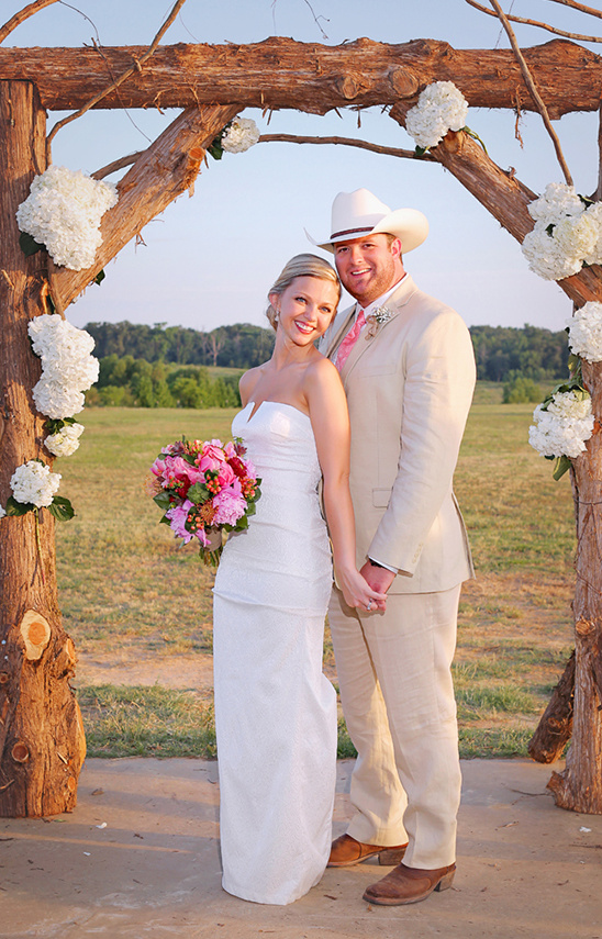 Rustic And Retro Airport Wedding