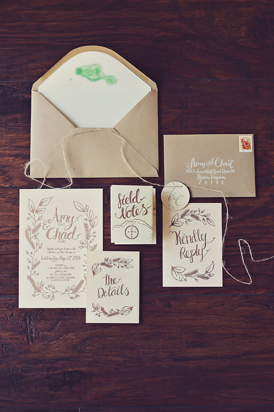 wedding stationery by Curious Me Design @weddingchicks