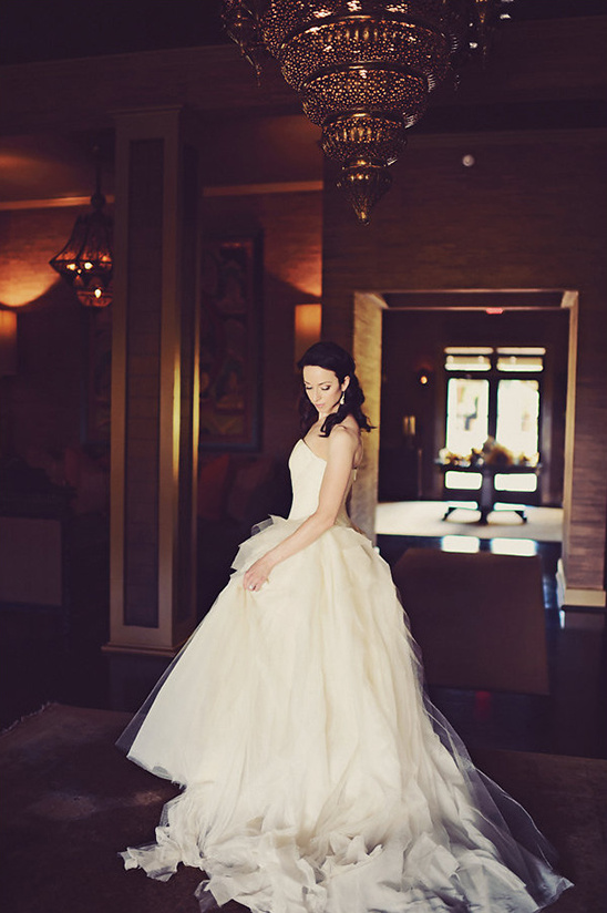 bridal in ball gown @weddingchicks
