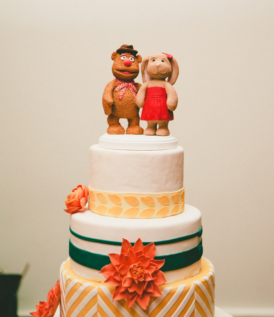 muppets cake topper @weddingchicks