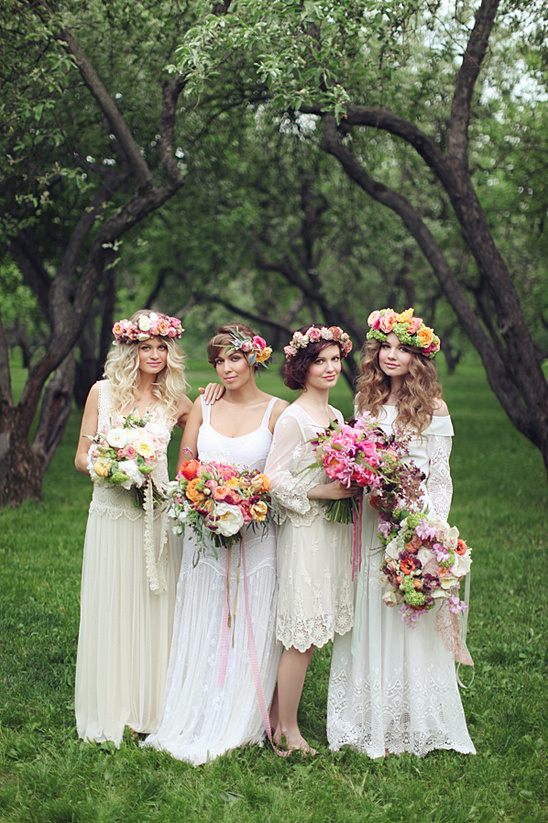 floral and vintage bridal inspiration