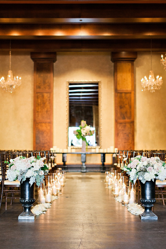 classy indoor wedding ceremony venue