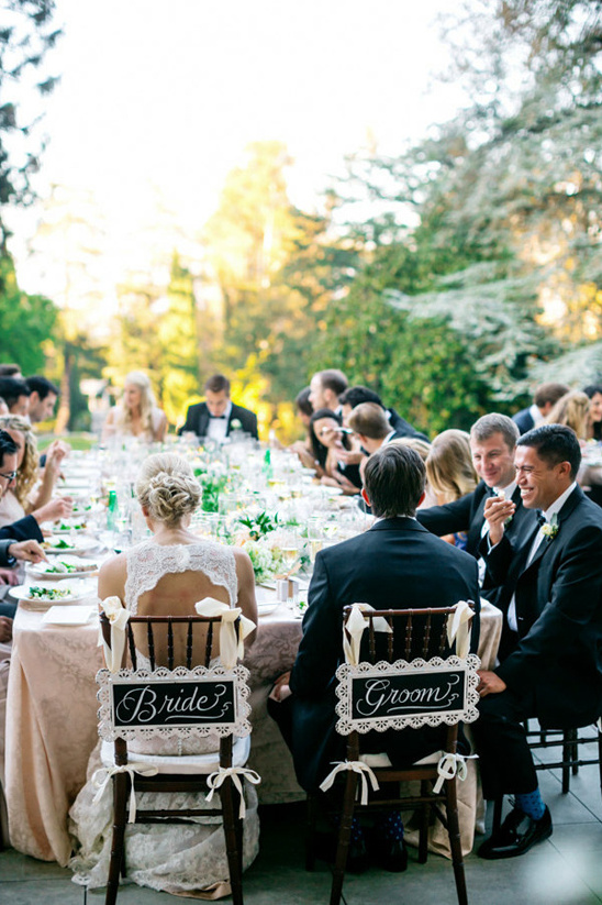 family style reception seating @weddingchicks