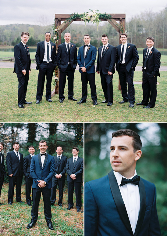 classic black and white groomsmen @weddingchicks