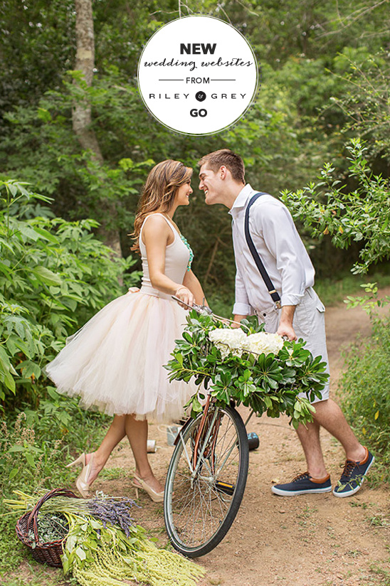 Customizable Wedding Websites from Riley & Grey