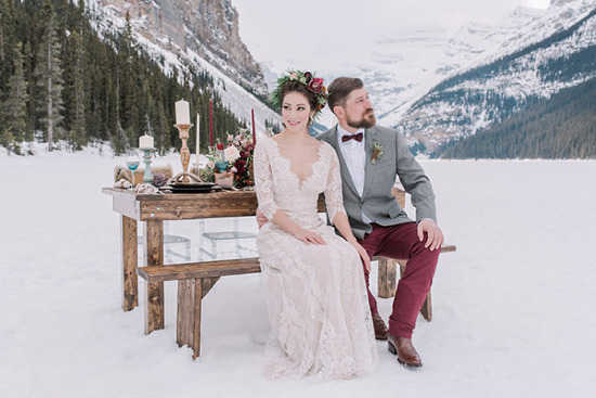 frozen-lake-wedding-ideas-in-canada