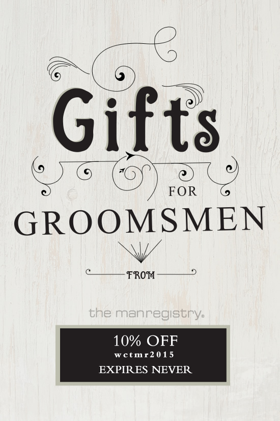 Groomsman gift ideas @weddingchicks
