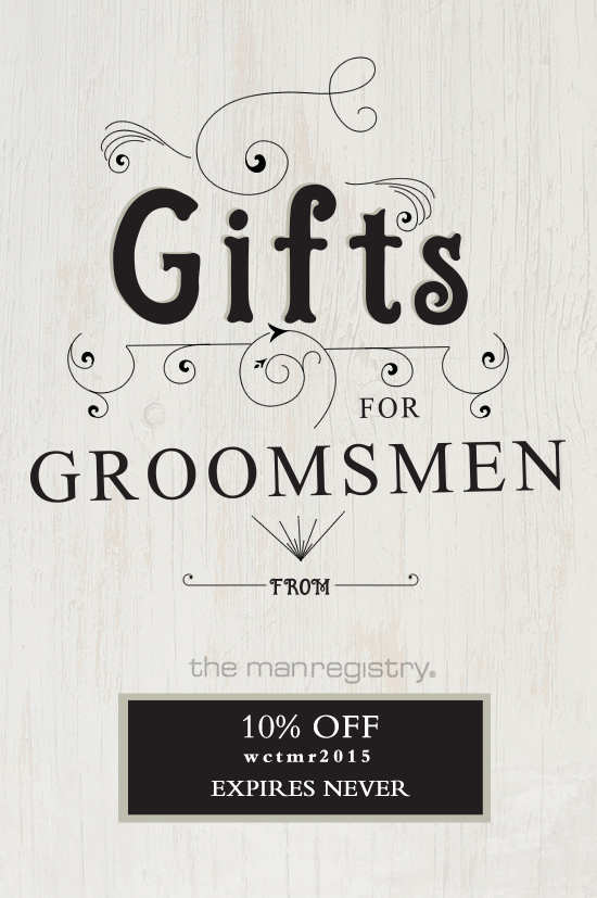 Gifts for Groomsmen + $500 Giveaway