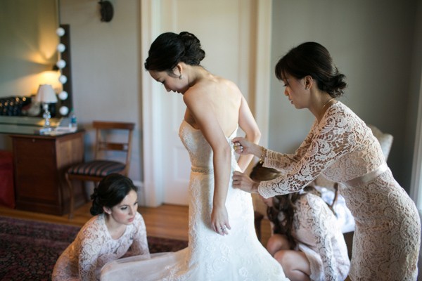 glamorous-peach-rose-wedding