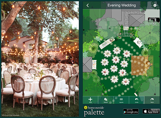 Home Outside Palette App @weddingchicks