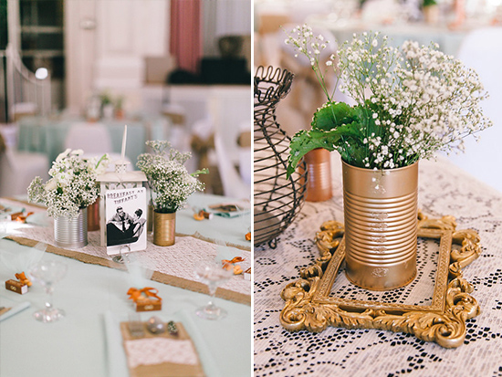 Mint, burlap and lace wedding ideas @weddingchicks