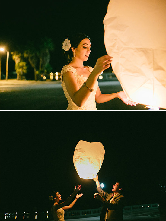 lantern release @weddingchicks