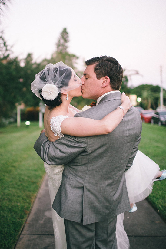 Mint And Orange Lace Wedding