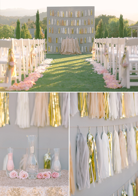 tassel wedding backdrop @weddingchicks