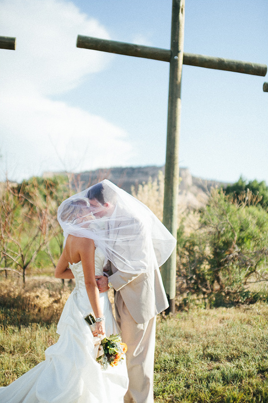 Nebraska Navy and Orange Wedding