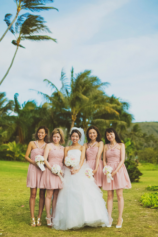 pink bridesmaides @weddingchicks
