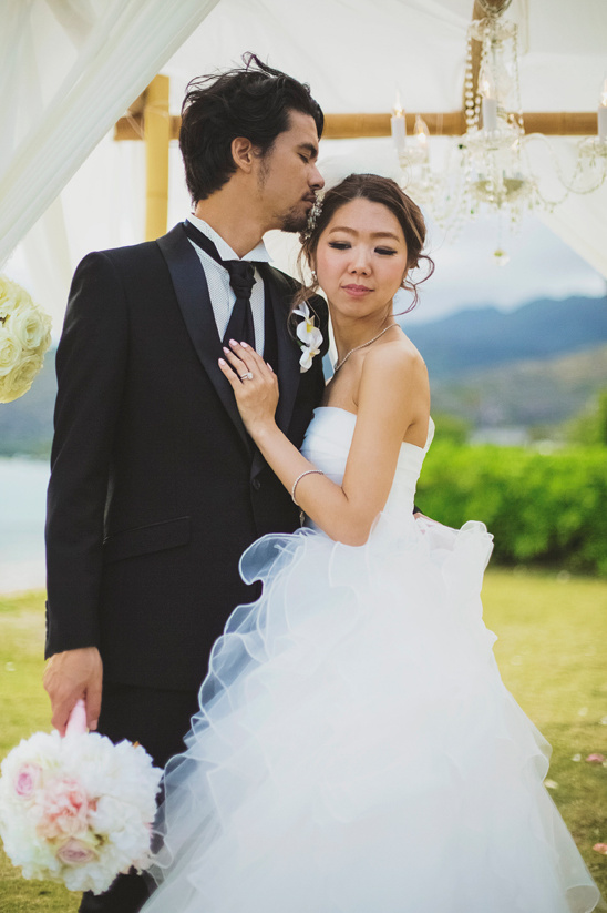 Pink Glam Wedding in Hawaii