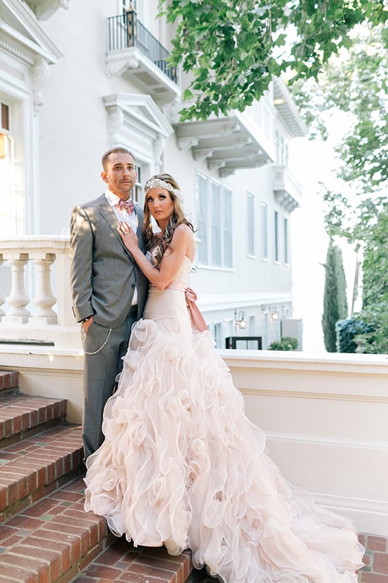 pink and gray bridal fashions @weddingchicks