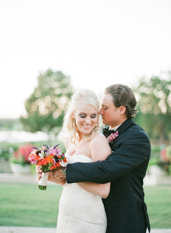 Purple and Orange Glam Fall Wedding