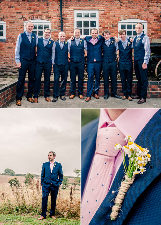 blue and pink groomsman ideas @weddingchicks