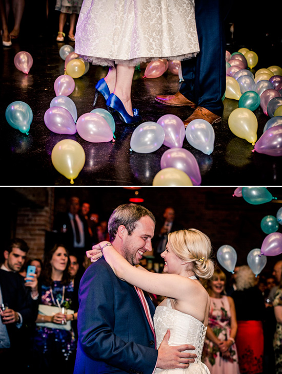 balloon drop @weddingchicks