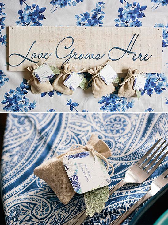 love grows here favor bags @weddingchicks