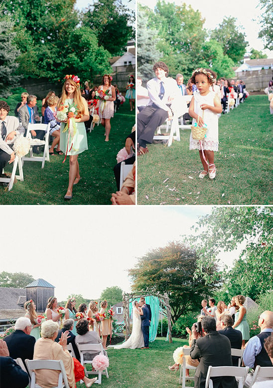 cute outdoor wedding ceremony @weddingchicks