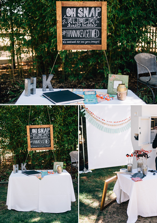 photo booth sign and props @weddingchicks