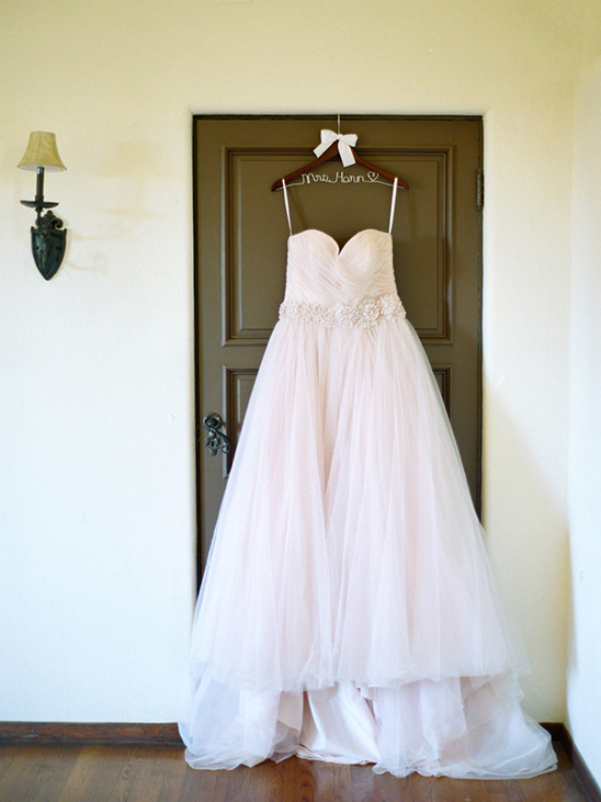 pink wedding dress by Allure Bridals Romance Collection @weddingchicks