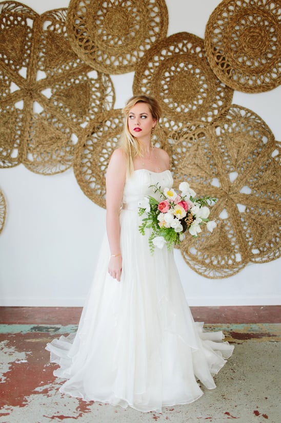 Wildflower Bridal wedding dress @weddingchicks