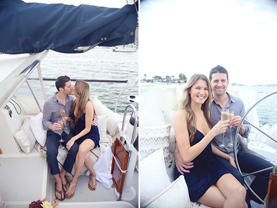 sailboat engagement @weddingchicks