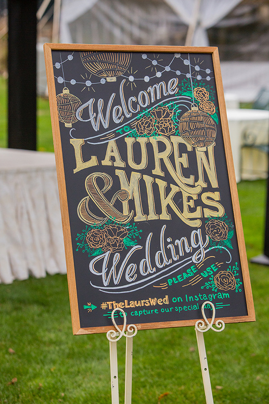 welcome wedding sign @weddingchicks