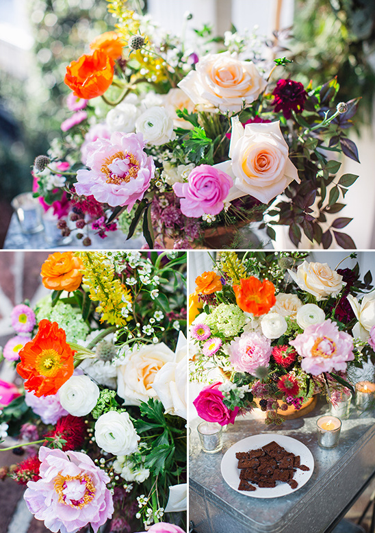 make your own large bloom flower arrangement @weddingchicks