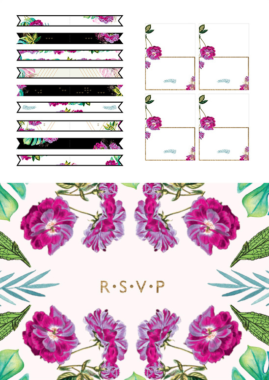 Free People FPEverAfter Downloadables @weddingFREE wedding printables from @freepeople