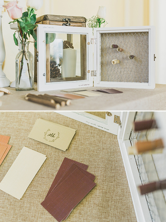 unique wedding advice display @weddingchicks