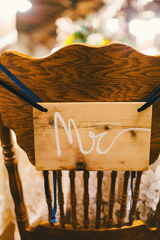 mr chair sign idea @weddingchicks