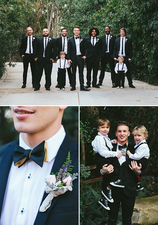 black and white groom and groomsmen @weddingchicks